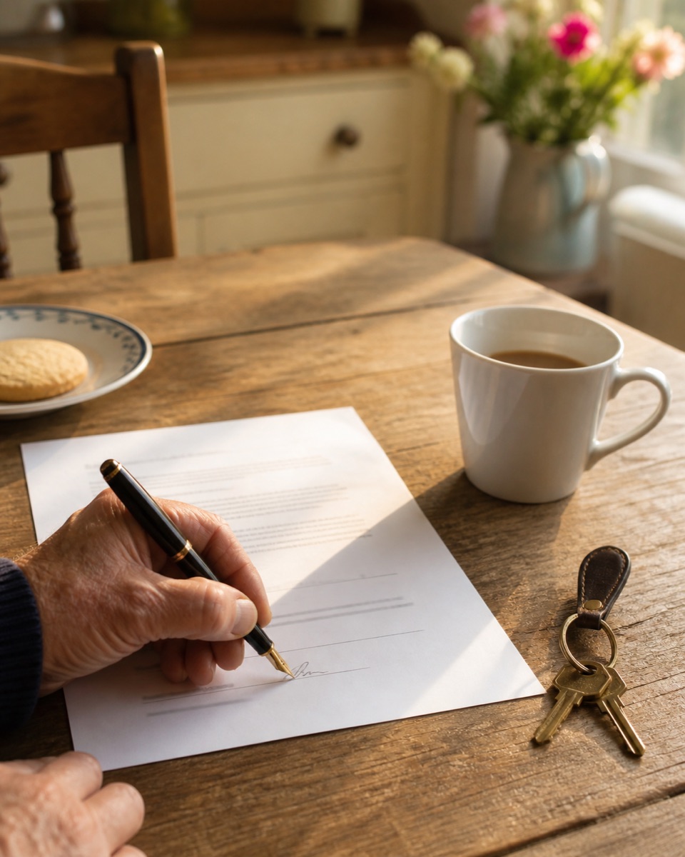 A Prime Property Buyers adviser talking a seller through the process